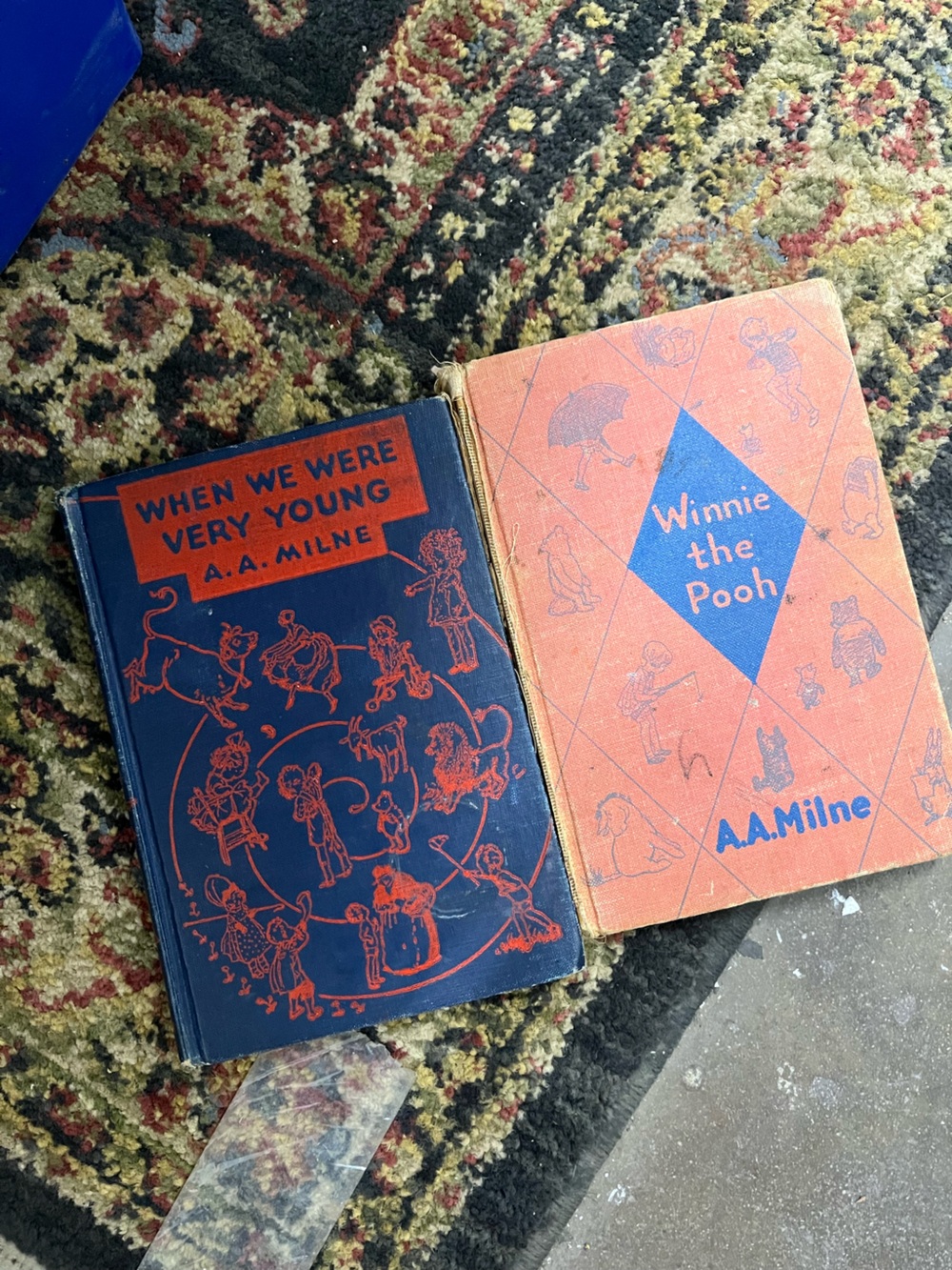 Winnie the Pooh & When We Were Very Young Vintage Hardcover Books